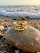 Anillo Triple Textura