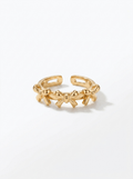 Anillo Enchapado Oro 18K Moños