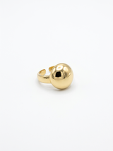 Anillo Enchapado Oro 18K Óvalo