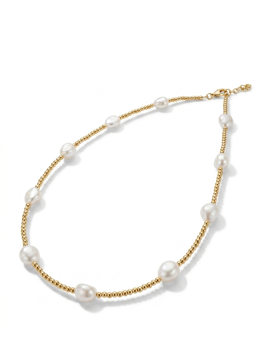 Collar Enchapado Oro 18K Marea