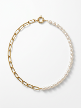 Collar Enchapado Oro 18K Unión