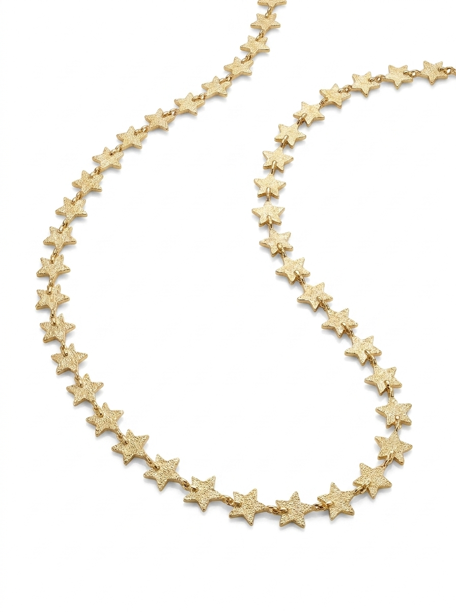 Collar Enchapado Oro 18K Estrella