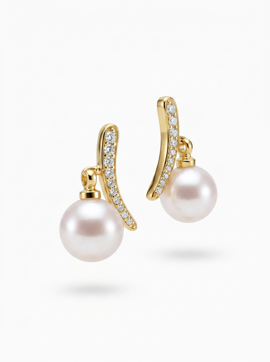Aretes Perla Luminosa