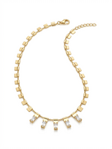 Collar Dientes Gold Cristal Bagutte