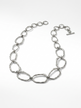 Collar Eslabones Orgánicos Martillados