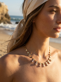 Collar Dientes Gold Cristal Bagutte