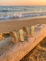 Aretes Mariposa Dorada
