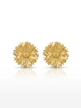 Aretes Girasol Dorado