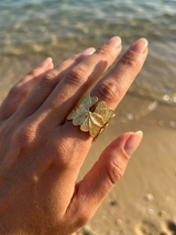 Anillo diseño flor