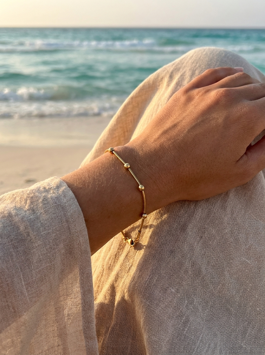 Pulsera constelación dorada