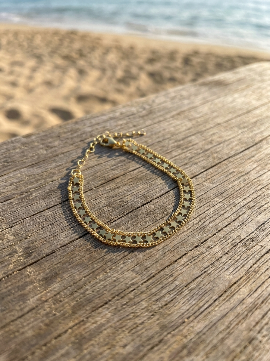 Pulsera centro estrellas