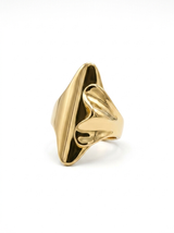 Anillo Ola Dorado