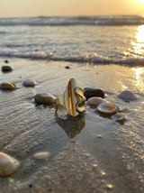 Anillo Ola Dorado