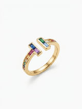 Anillo Arcoíris T Dorado