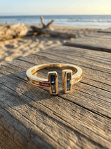 Anillo Arcoíris T Dorado