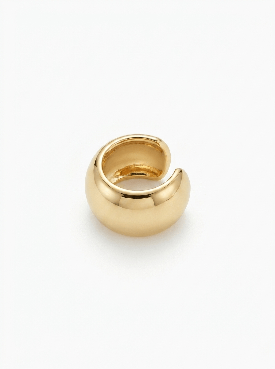 Ear Cuff Bombé Dorado