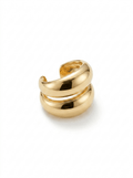 Ear Cuff Bombé - Efecto Aro de Lujo