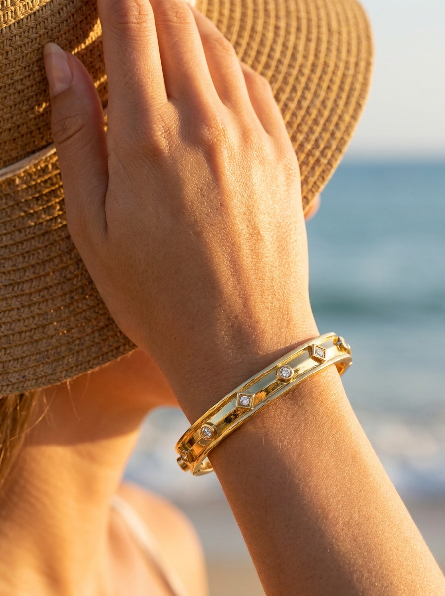 Brazalete Luz Geométrica