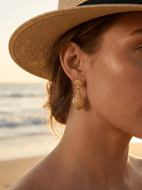 Aros Coral Colgante