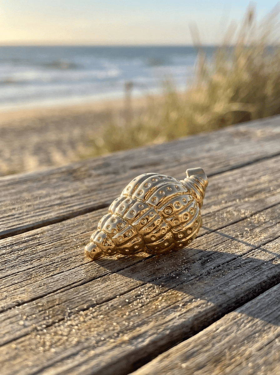 Aros Caracola Dorada