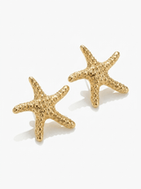 Aros Estrella de Mar Dorada