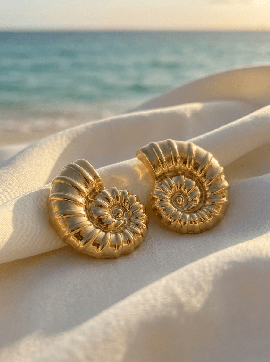 Aros Nautilus Dorado
