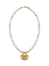 Collar Perlas y Vieira