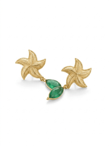 Aros Estrella y Esmeralda Marina