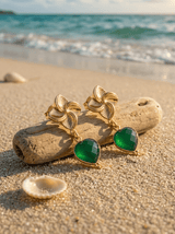 Aros Flor y Esmeralda del Mar