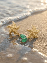 Aros Estrella y Esmeralda Marina