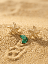 Aros Estrella y Esmeralda Marina