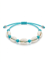 Pulsera Caracolas y Turquesa