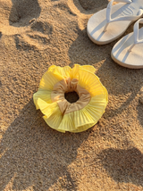 Colet Plisado Amarillo