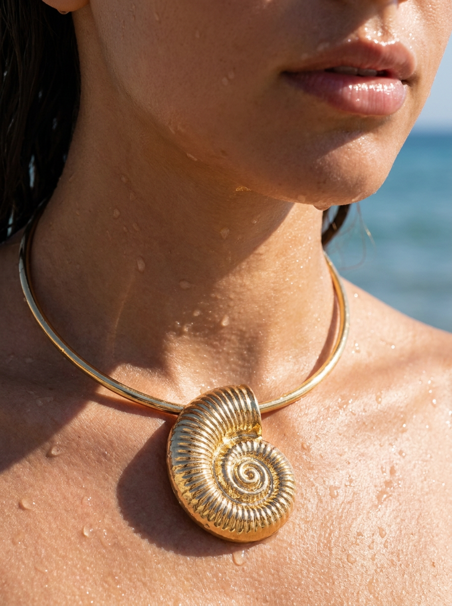 Collar Gargantilla Caracola