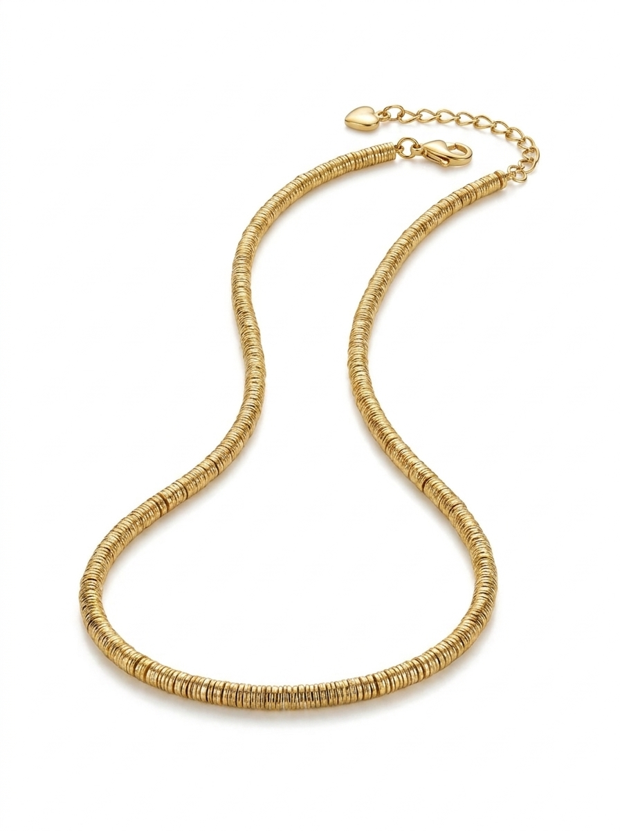 Collar Mostacillas Dorado