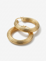Aros Argolla Multilínea Irregular